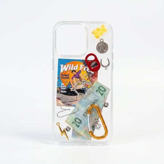 Street Rush — 3D Punk Collage iPhone Case