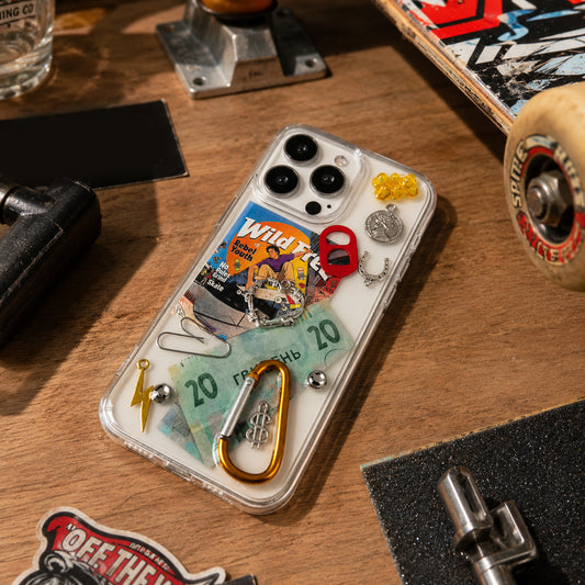 Street Rush — 3D Punk Collage iPhone Case