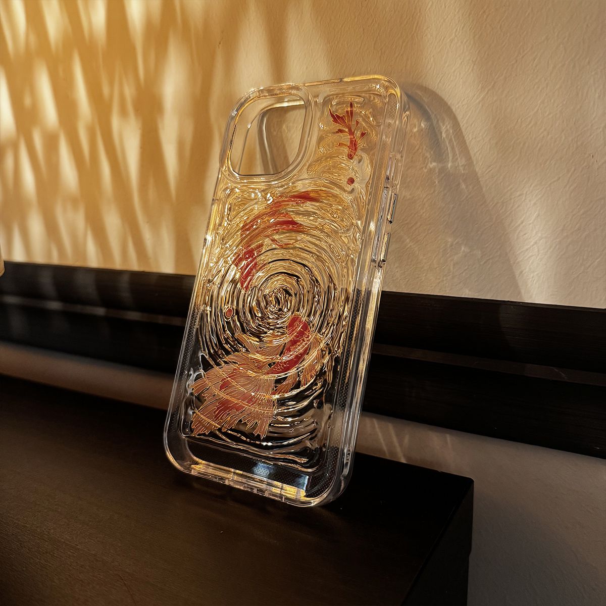 Koi Ripple 3D resin iPhone case — product view 2