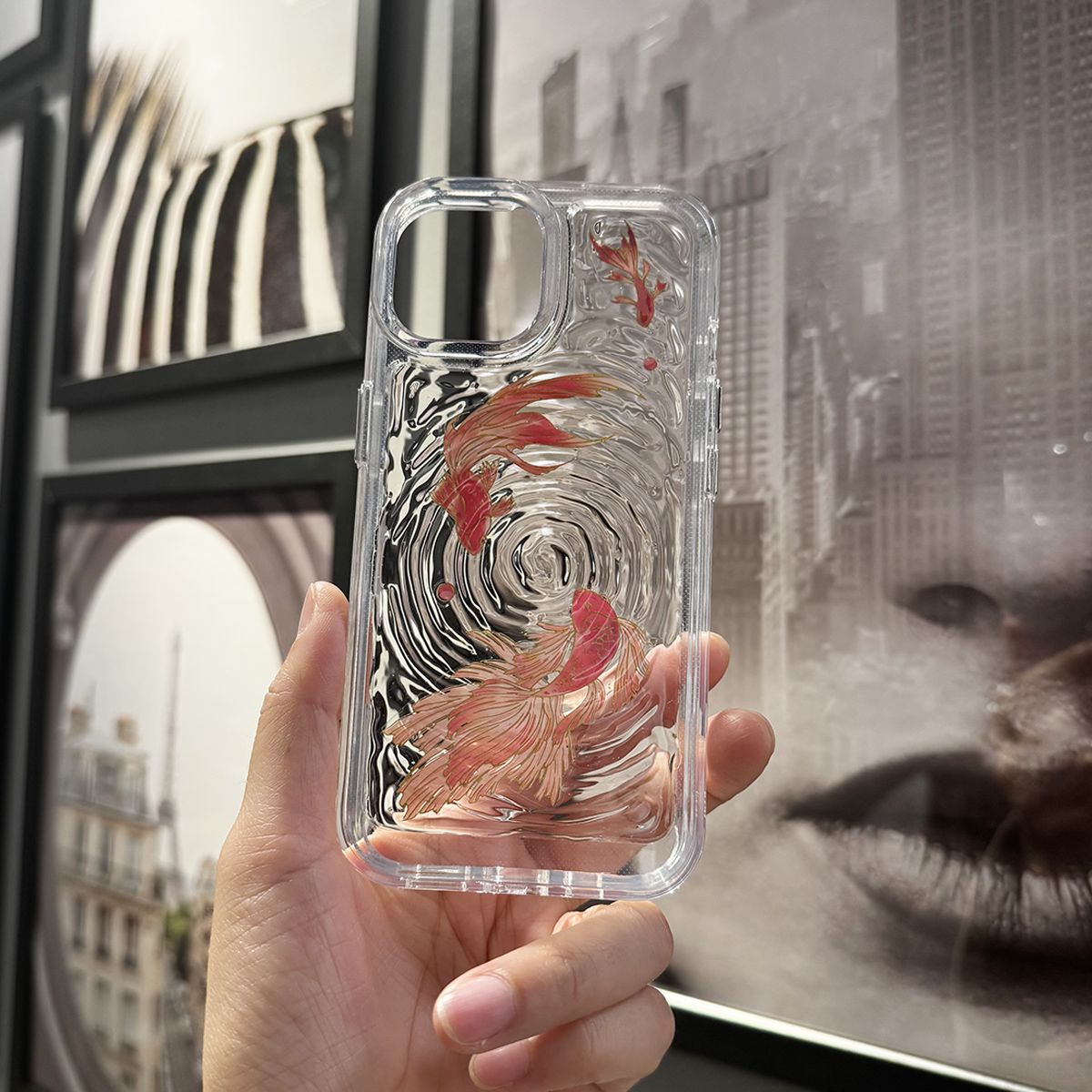Koi Ripple 3D resin iPhone case — product view 4