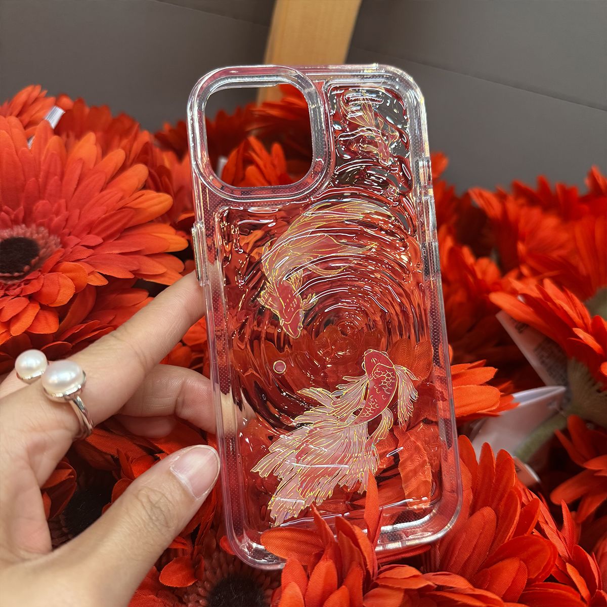 Koi Ripple 3D resin iPhone case — product view 5