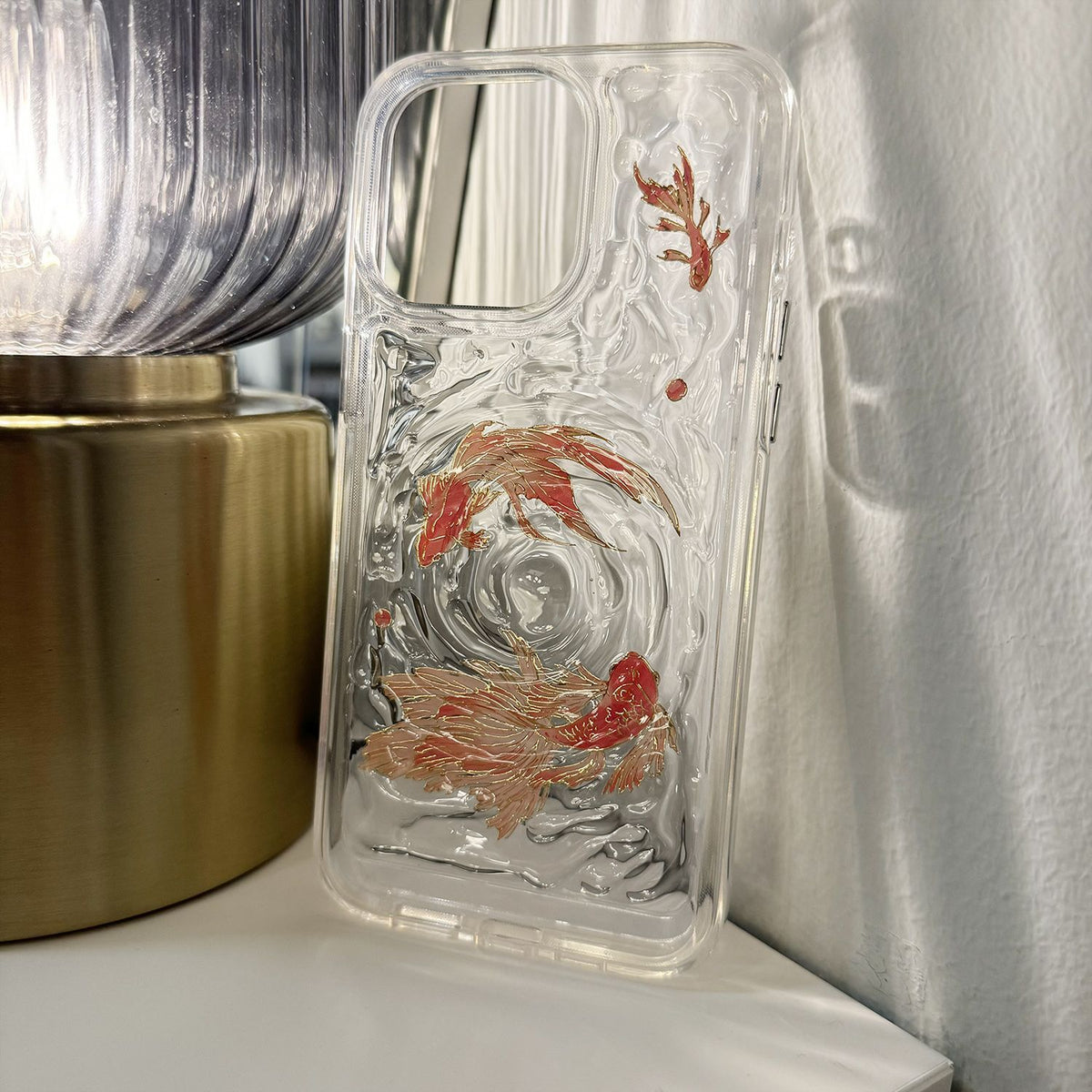 Koi Ripple 3D resin iPhone case — product view 7
