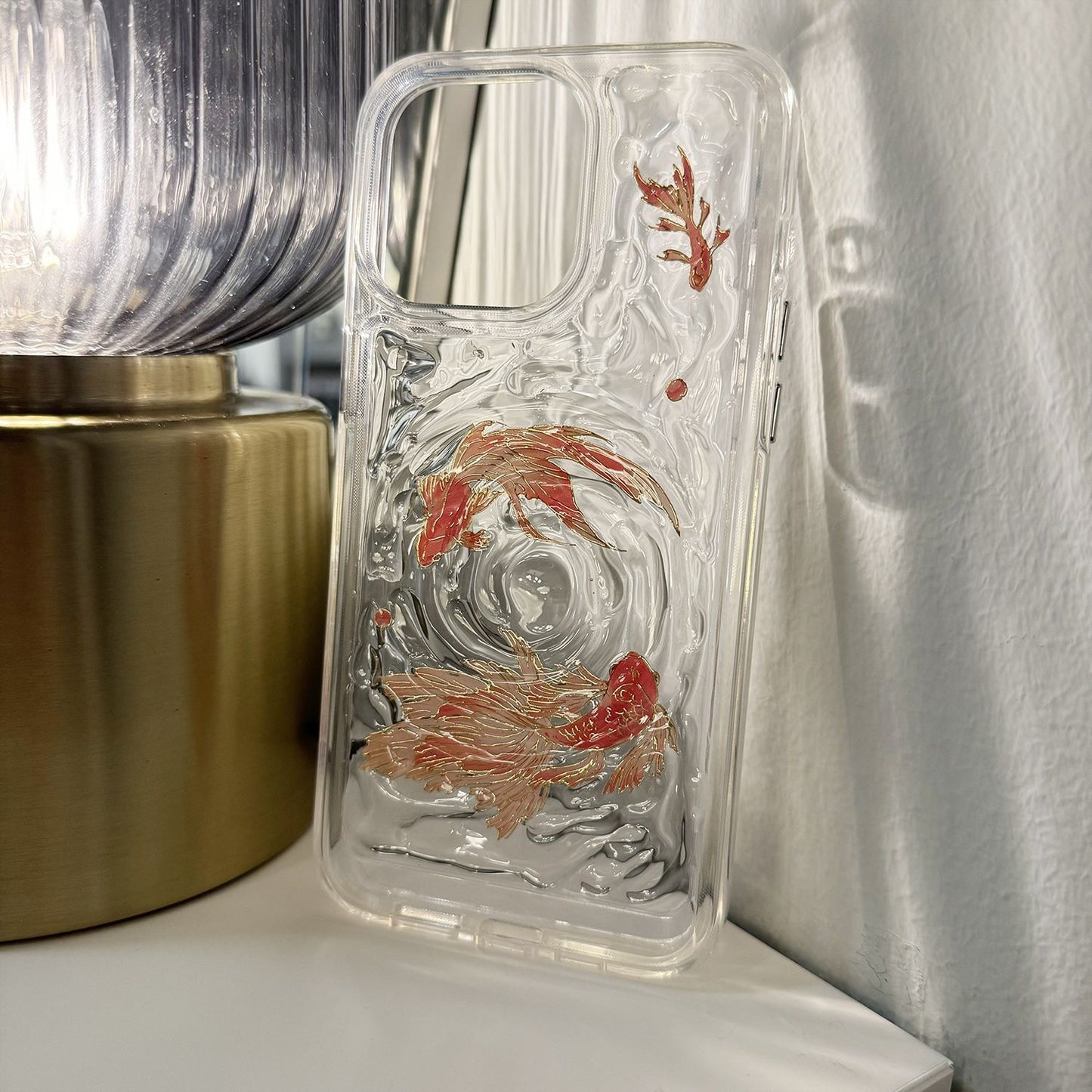 Koi Ripple 3D resin iPhone case — product view 7