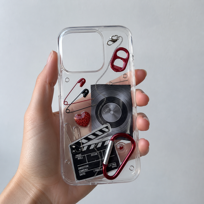 RED TAKE 3D punk iPhone case — product view 5