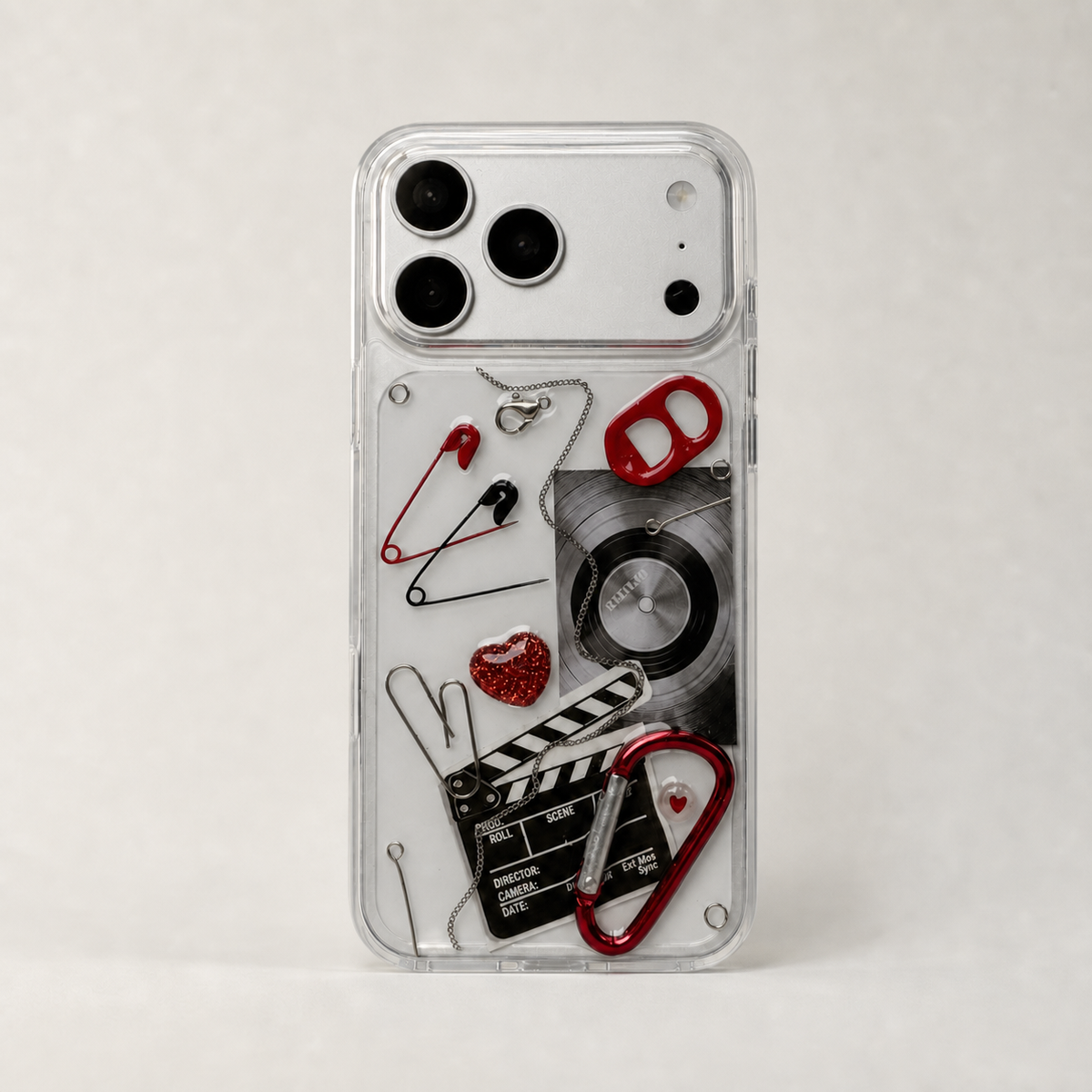 RED TAKE 3D punk iPhone case — product view 10