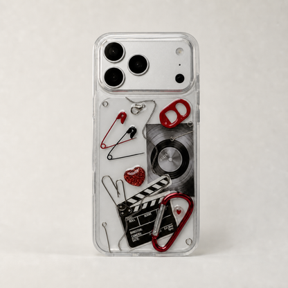 RED TAKE 3D punk iPhone case — product view 10