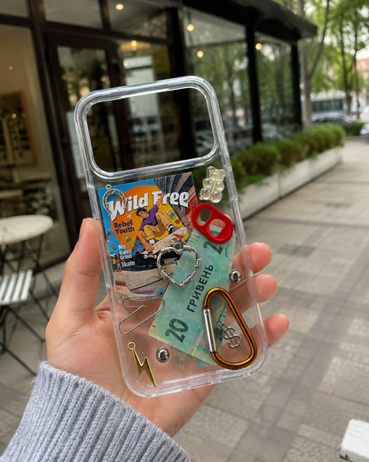 Street Rush transparent 3D punk iPhone case — product view 6